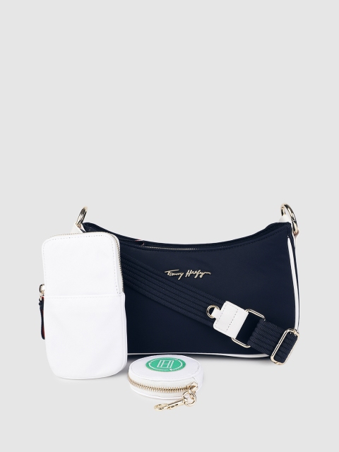 

Tommy Hilfiger Navy Blue Solid Sling Bag