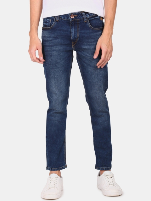 

Flying Machine Men Blue Light Fade Tapered Fit Jeans