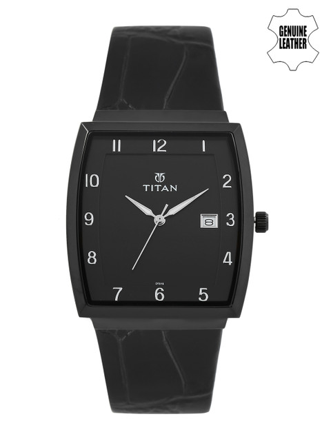 

Titan Men Black Dial Watch 90076NL01J