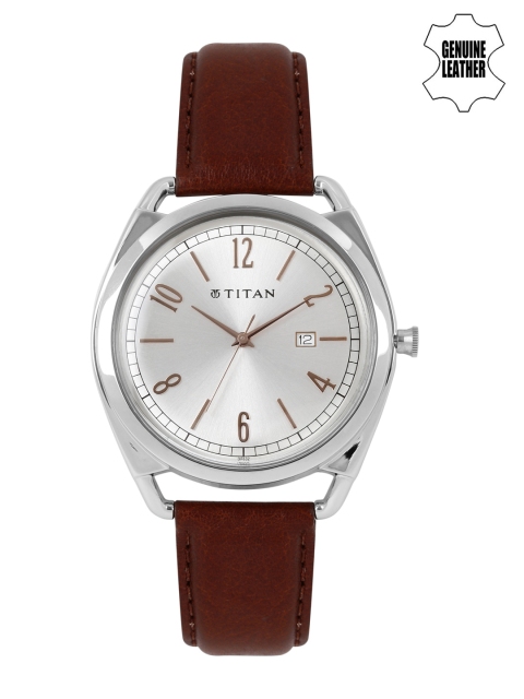 

Titan Men White Dial Watch 1675SL01