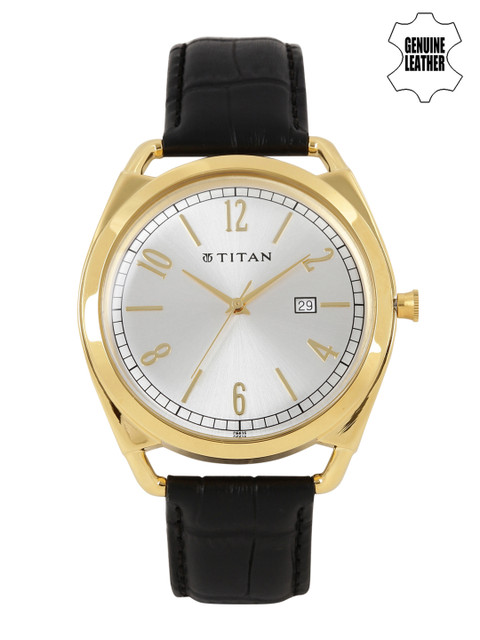 

Titan Men White Dial Watch 1675YL01