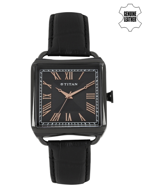 

Titan Men Black Dial Watch 1676NL01