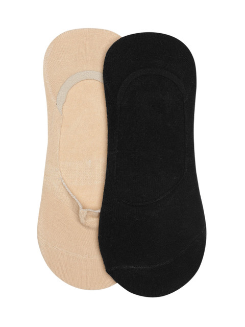 

20Dresses Women Pack of 2 Solid Shoe Liners, Beige