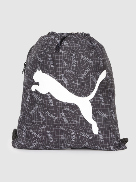 

Puma Unisex Grey & White Beta Brand Logo Gym Sack