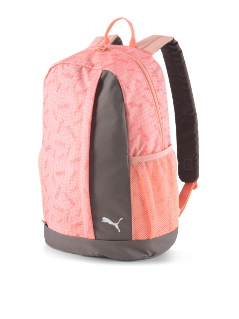 

Puma Unisex Peach-Coloured Graphic Backpack