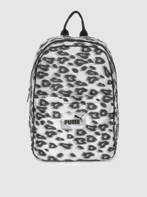 

Puma Women Black & Grey Printed Core Pop Backpack