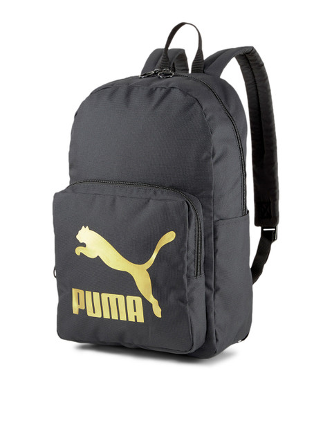 

Puma Unisex Black Brand Logo Originals Urban Backpack
