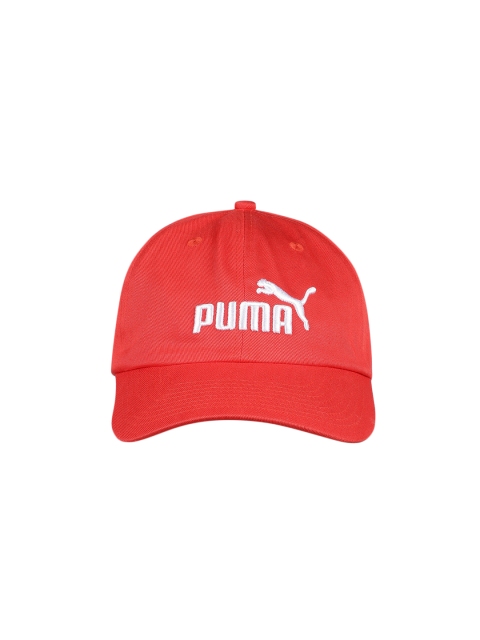 

Puma Unisex Red ESS Brand Logo Baseball Cap