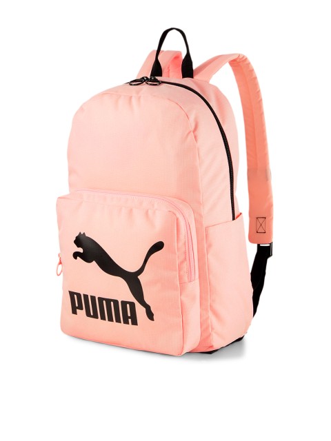 

Puma Unisex Peach-Coloured Brand Logo Backpack