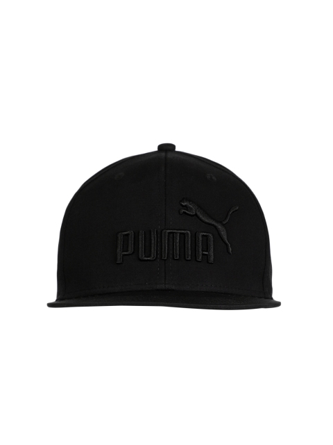 

Puma Unisex Black Solid Snapback Cap