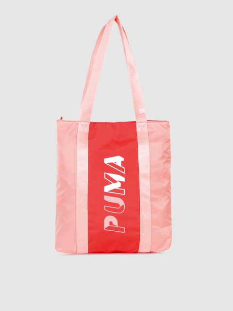 

Puma Red & Pink Colourblocked Handheld Bag
