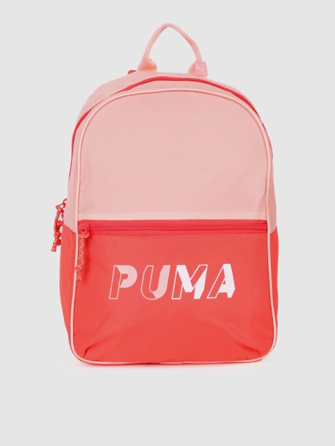 

Puma Women Red & Pink Colourblocked Backpacks