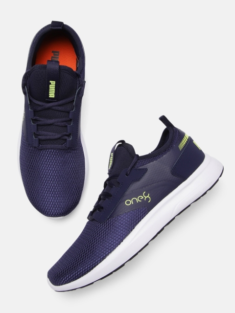 

one8 x PUMA Men Navy Blue Dart Sneakers