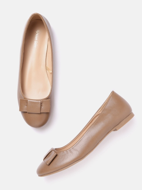

Allen Solly Women Brown Solid Ballerinas with Bow Detail