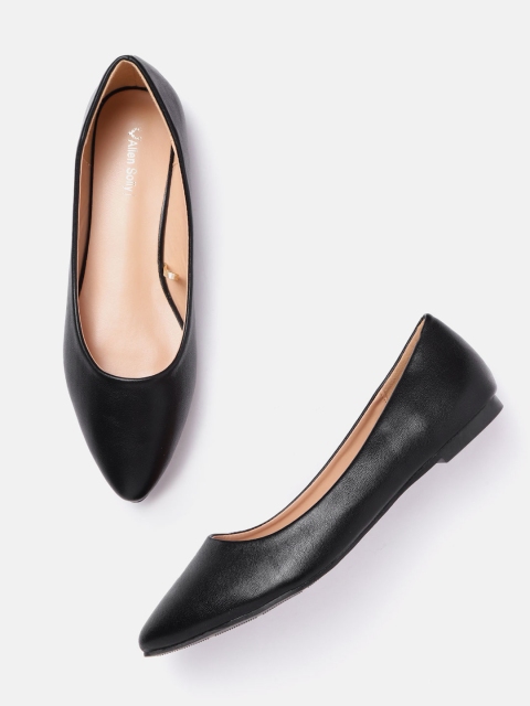 

Allen Solly Women Black Solid Ballerinas