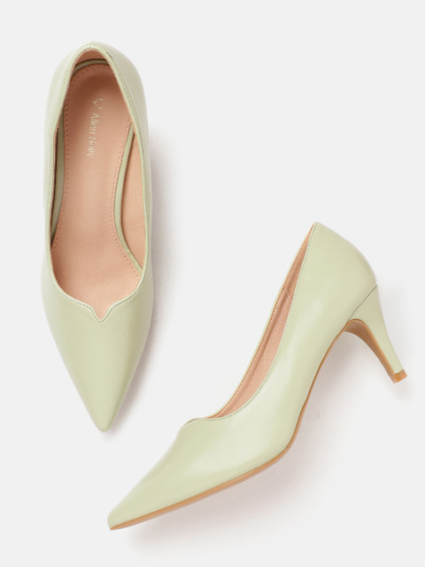 

Allen Solly Women Green Solid Pumps