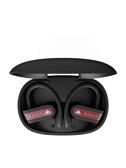 

BOULT AUDIO Black & Red AirBass True Wireless MuseBuds with 18H Total Playtime