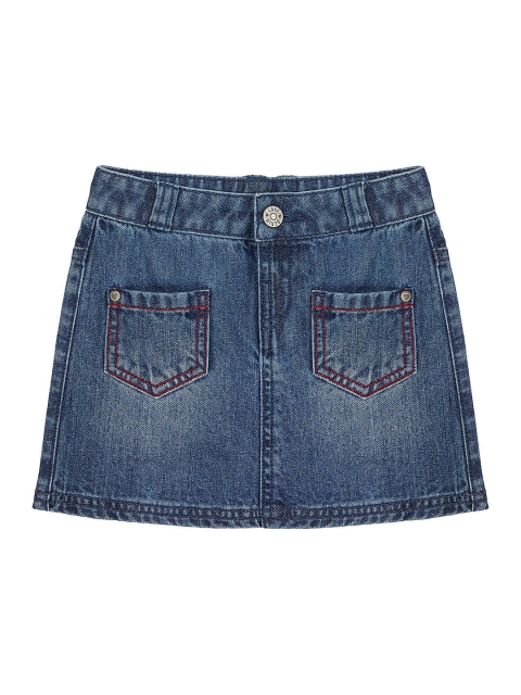 

mothercare Girl Blue Washed Denim Skirt