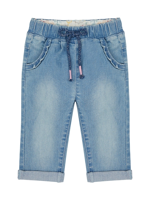 

mothercare Girls Blue Regular Fit Mid-Rise Clean Look Stretchable Jeans