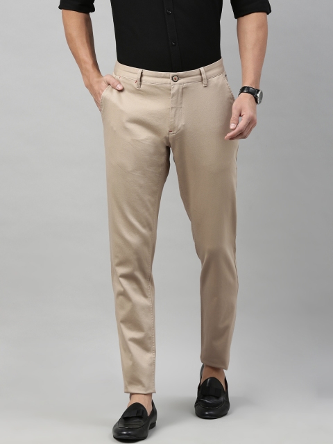 

Louis Philippe Sport Men Khaki Slim Fit Solid Regular Trousers