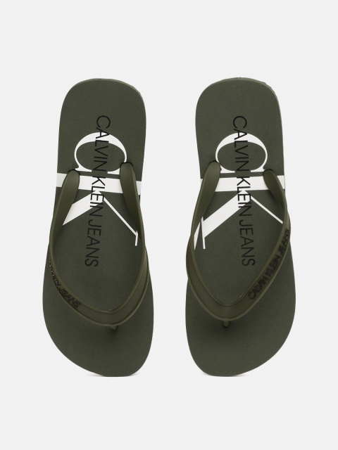 

Calvin Klein Men Green Solid Thong Flip-Flops