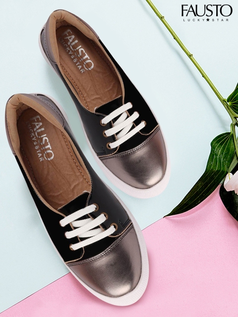

FAUSTO Women Black Sneakers