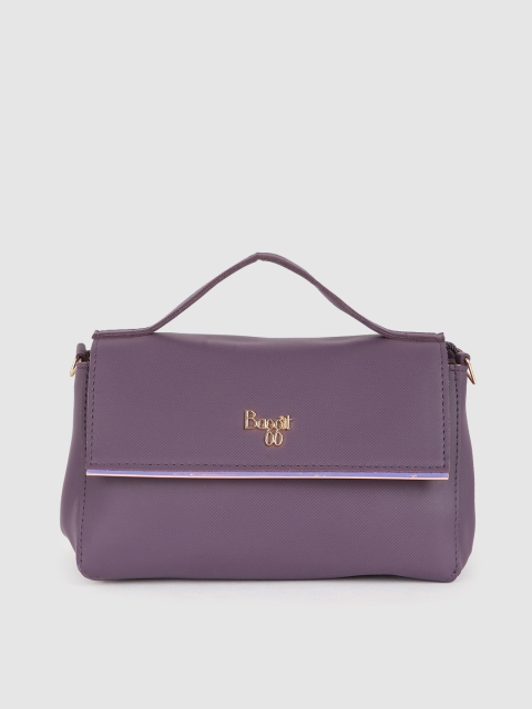 

Baggit Purple Solid Satchel