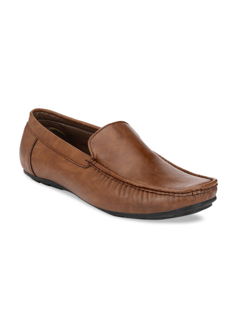 

Ferraiolo Men Brown Solid Loafers