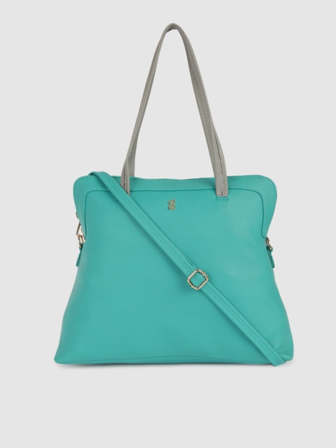 

Baggit Teal Blue Solid Shoulder Bag