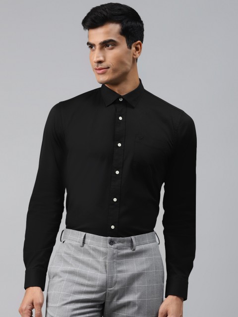 

Blackberrys Men Black Solid Phoenix Regular Fit Casual Shirt