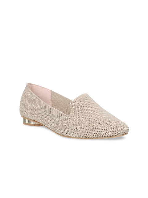 

ELLE Women Khaki Woven Design Pumps