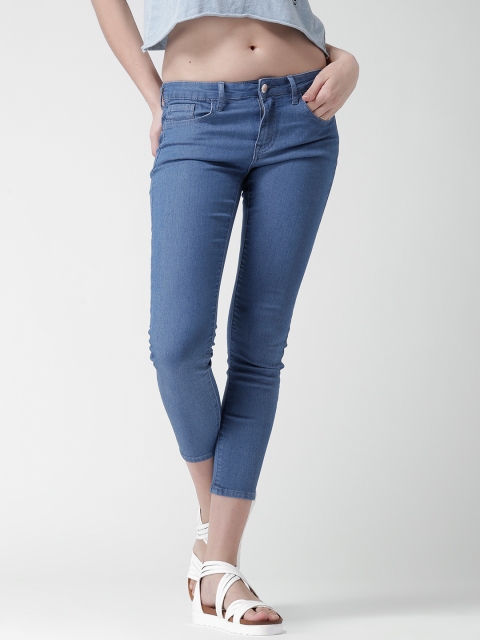 

FOREVER 21 Blue Cropped Jeans