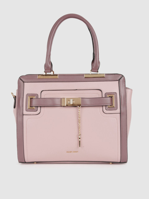 

Allen Solly Pink Solid Handheld Bag