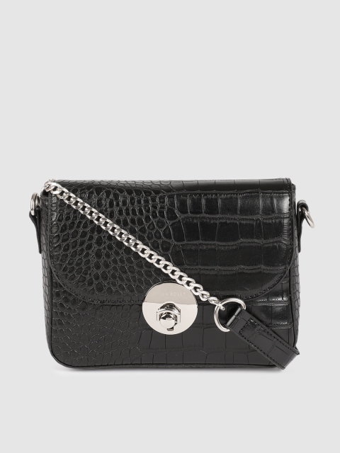 

Allen Solly Black Textured Sling Bag