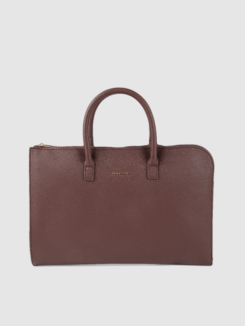 

Allen Solly Burgundy Solid Handheld Bag