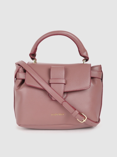 

Allen Solly Mauve Solid Satchel