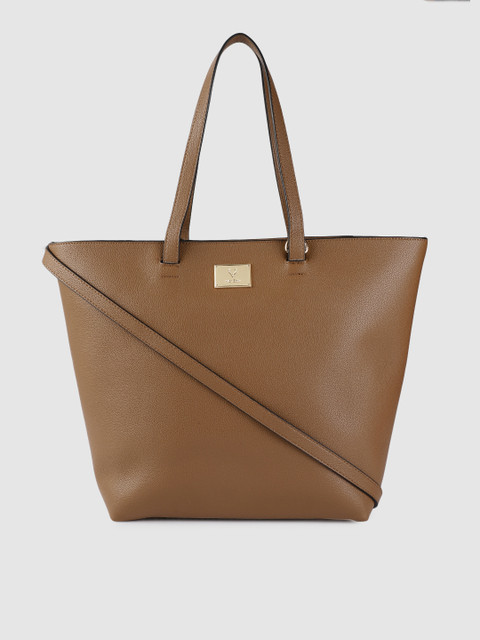 

Allen Solly Taupe Solid Shoulder Bag