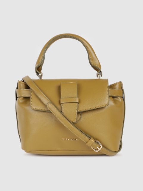 

Allen Solly Olive Green Solid Satchel