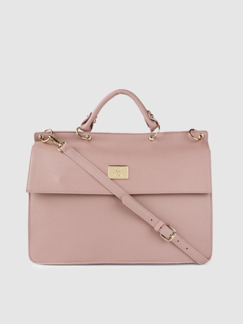 

Allen Solly Pink Solid Satchel