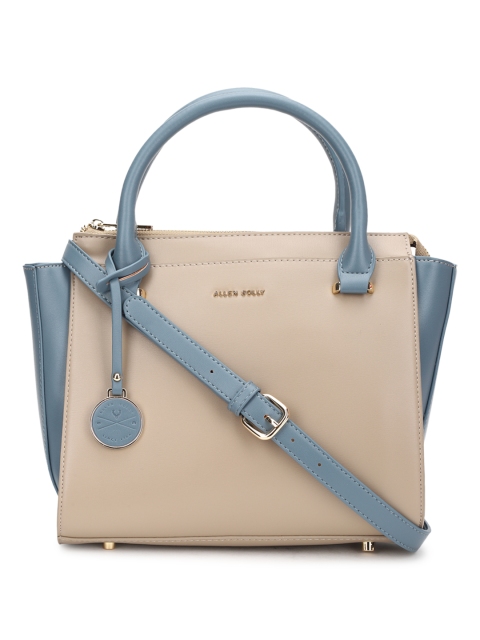 

Allen Solly Beige Solid Handheld Bag