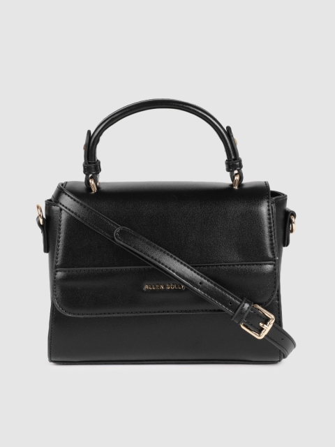 

Allen Solly Black Solid Satchel