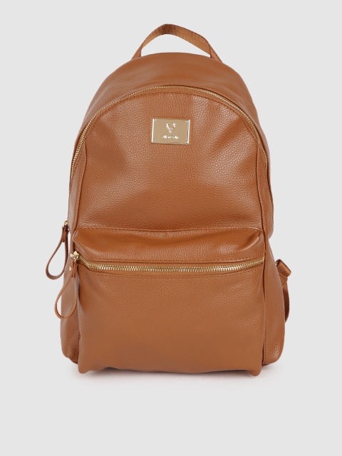 

Allen Solly Women Tan Brown Backpack