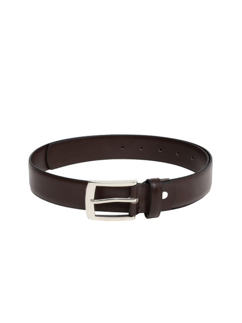

Peter England Men Brown Leather Belt
