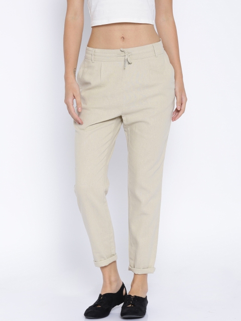 

ONLY Beige Casual Trousers