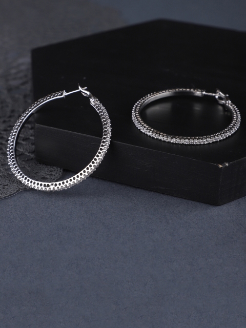 

Queen Be Silver-Plated Contemporary Drop Earrings