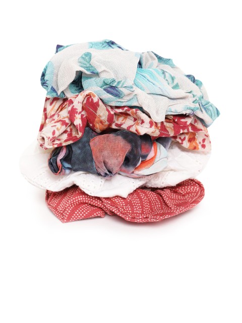 

I AM FOR YOU Women Set of 5 Scrunchies, Multi