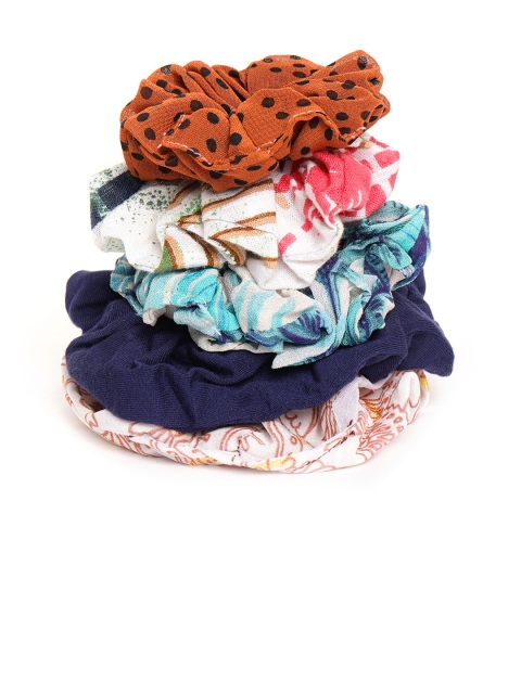 

I AM FOR YOU Women Set of 5 Scrunchies, Multi