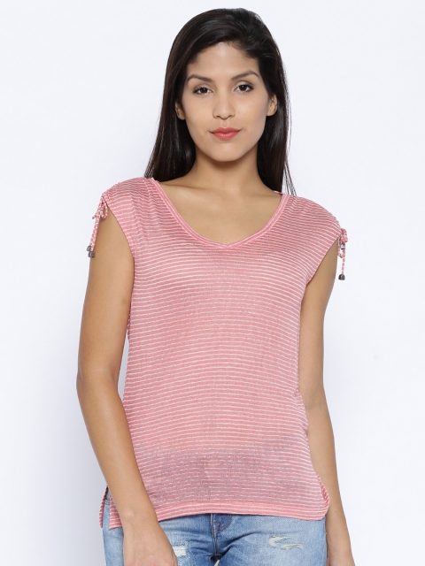 

ONLY Pink Striped Top