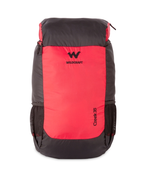 

Wildcraft Unisex Black & Red Rucksack