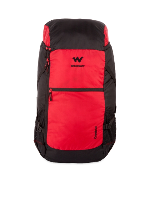 

Wildcraft Unisex Red & Black Rucksack